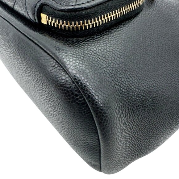 Chanel Business Affinity Caviar Quilted Leather Drawstring Bucket Bag Black - Picture 12 of 16